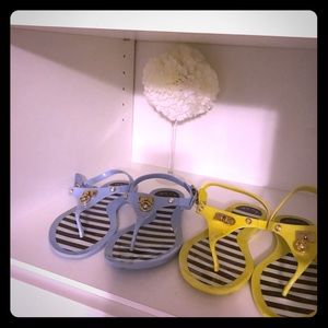 Henri Bendel Jelly Sandals